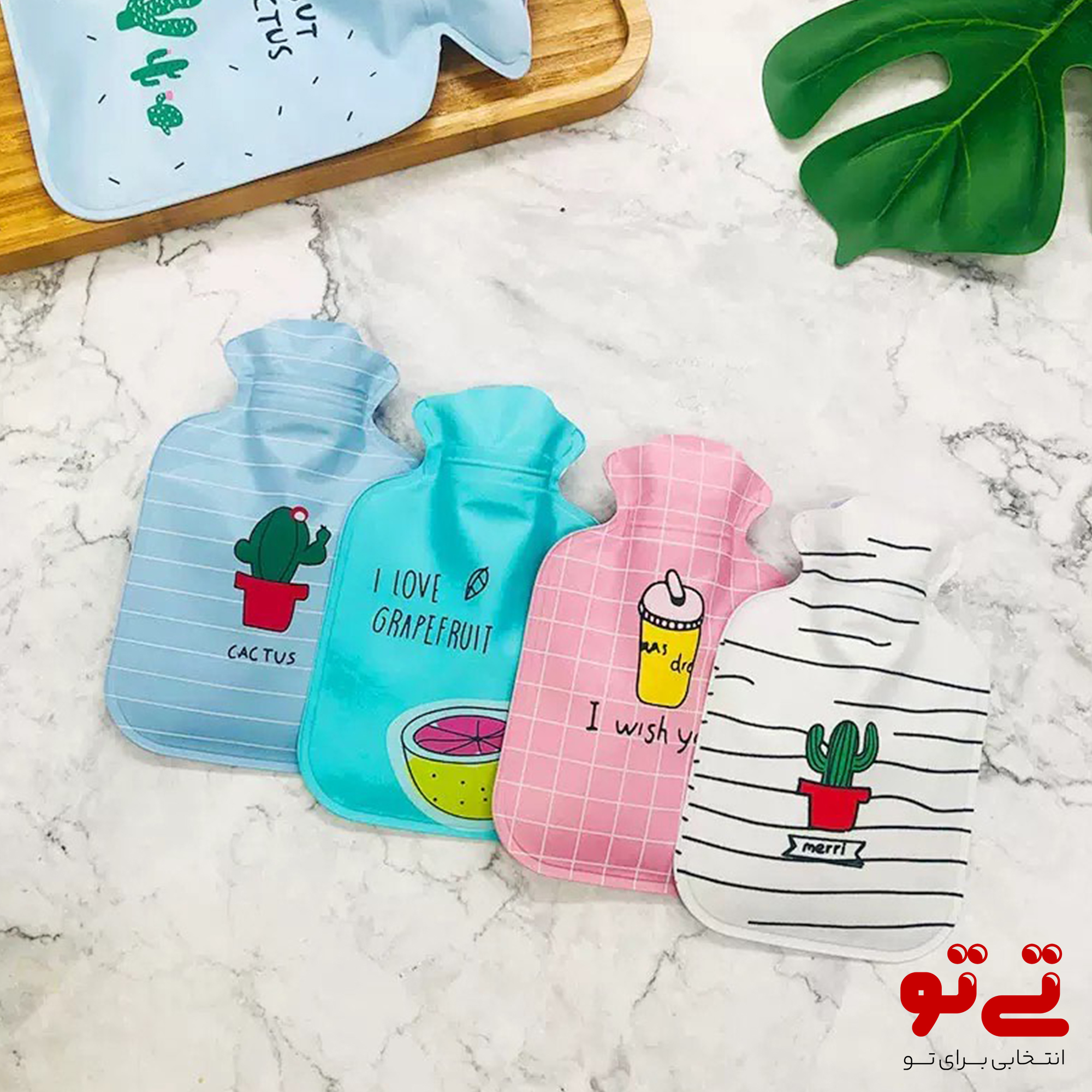 کیسه آبگرم مینی طرح کاکتوس و میوه مدل2605